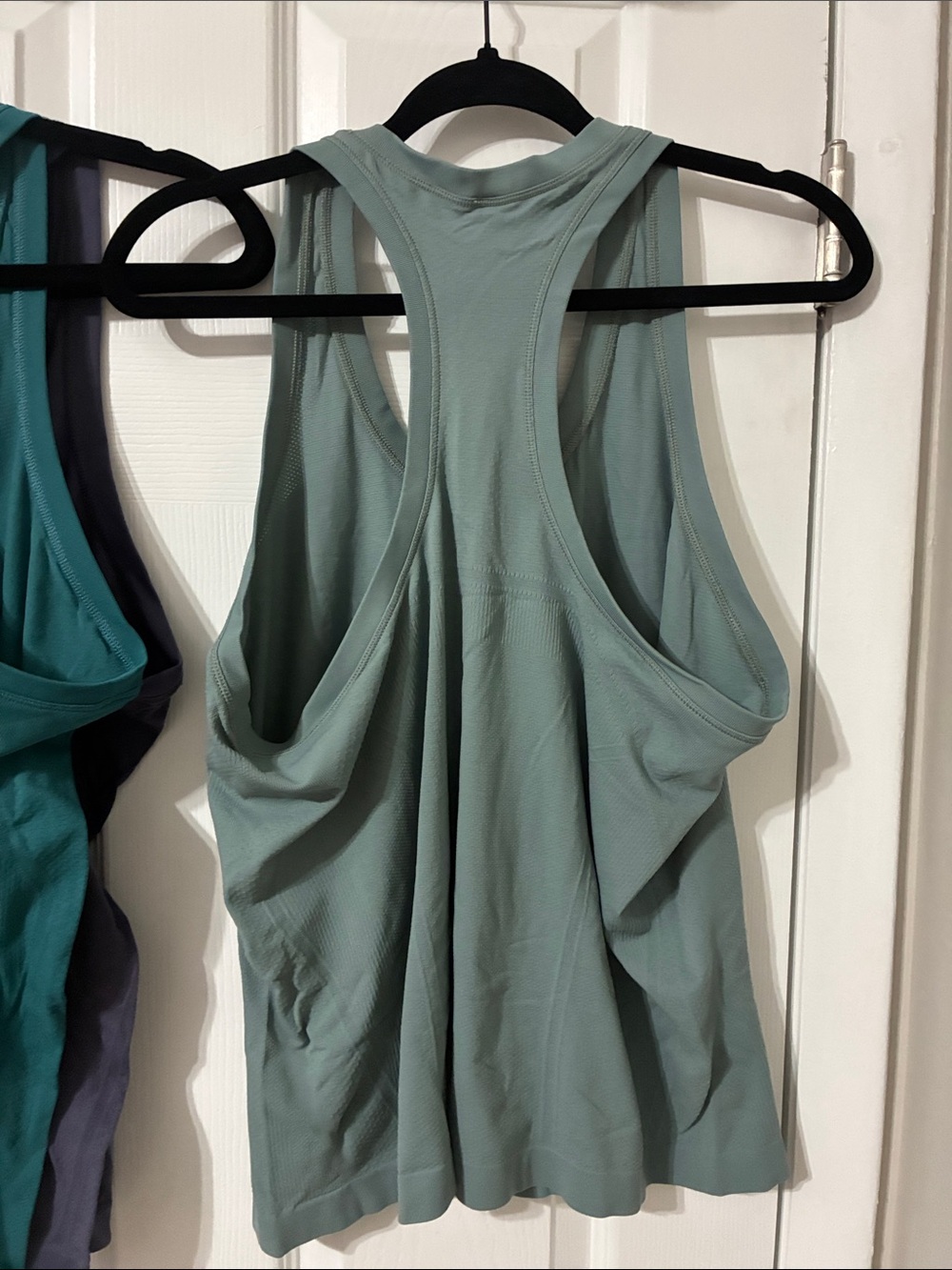 Athleta Momentum Tank Tops, Purple Sage Teal Racer Back Women's 1X Bundle of 3 - Picture 13 of 16